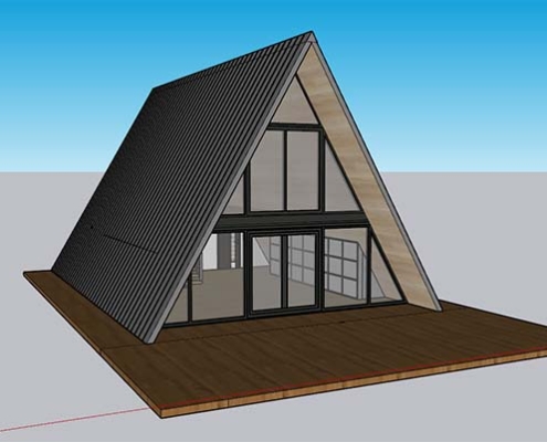 design your own affordable green home, cabin or lakeside bunkie