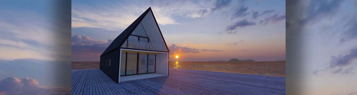 affordable green homes cabins lakeside bunkies